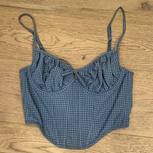 Urban outfitters corset style top